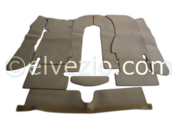 Acrylic Carpet Set - With Central Console for Fiat 124 Spider. F4823