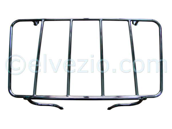 Chromed Metal Luggage Rack for Autobianchi Bianchina Berlina, Transformable and Cabrio.