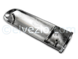 Chromed Metal Rear Bumper Tip for Autobianchi Bianchina Trasformabile and Cabrio.