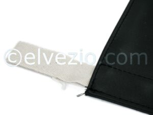 Soft Top In Black PVC for Autobianchi Bianchina Panoramica.
