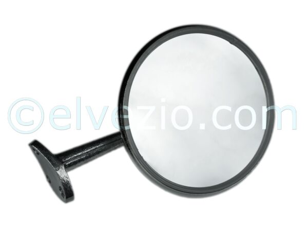 External Round Chromed Mirror for Fiat 500 Giardiniera and Autobianchi Bianchina Panoramica.