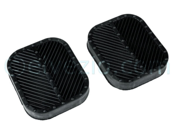 Copri Pedali Freno E Frizione per Fiat 1200 - 1500 Spider e 1600 Osca.