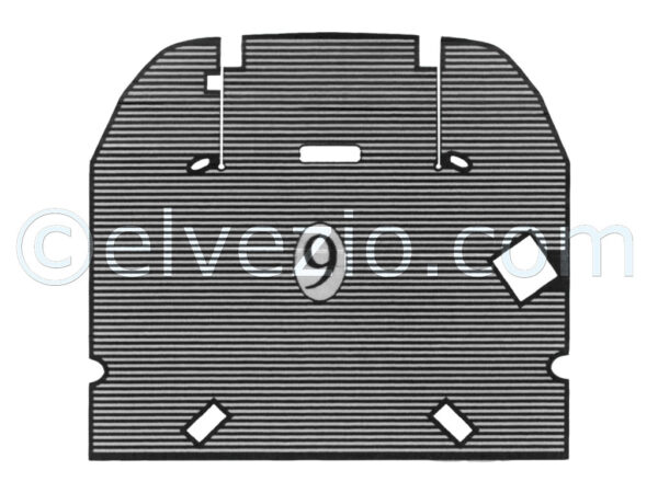 Trunk Rubber Mat #9 for Lancia Ardea 4 Gears.