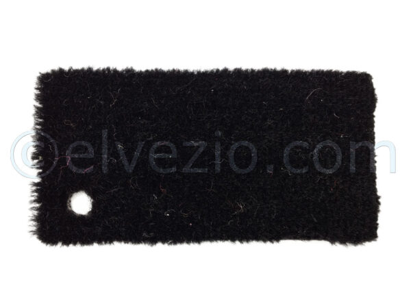 Moquette in Lana colore Nero - Base Sintetica