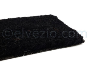 Moquette in Lana colore Nero - Base Sintetica