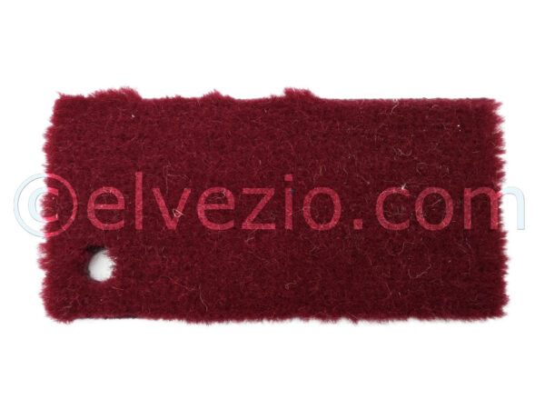 Moquette in Lana colore Bordeaux - Base Sintetica