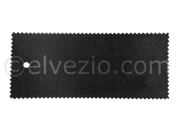 PVC grana daino per Capote colore Nero tergo colore Avorio