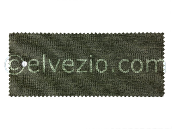 Tela Capote Sale e Pepe colore Verde tergo rigato colore Beige-Nero