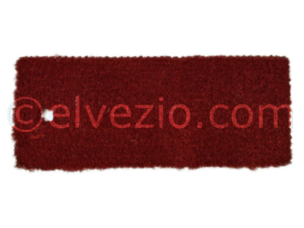 Moquette in Acrilico colore Bordeaux - Base Sintetica