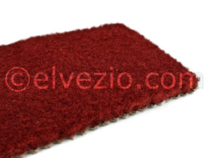 Moquette in Acrilico colore Bordeaux - Base Sintetica