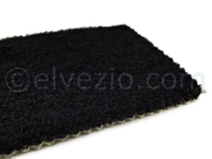 Moquette in Acrilico colore Nero - Base Sintetica