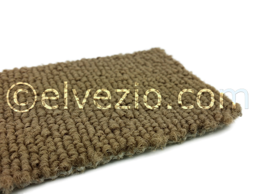 Moquette effetto velluto al mq beige per auto, mostre, esposizioni etc