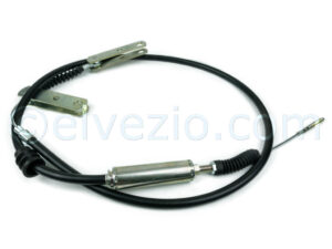 Cavo Freno A Mano - Sistema ATE per Alfa Romeo Giulia Nuova Super, Giulia Berlina Super 1300 - 1600 dopo il 1970. Misura Guaina 1125 mm. Misura Cavo 1670 mm. Rif. O.E. 105264203001-60712612