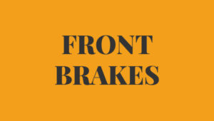 Front Brakes FIAT 500 My Car - Francis Lombardi