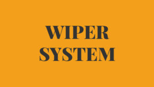 Wiper System FIAT 500 A - B - C